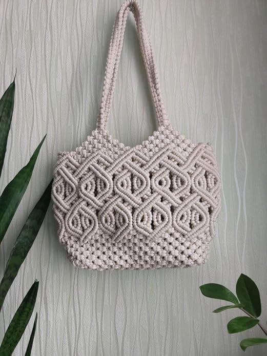 Stylish Macrame Handbag For Women - Leechoo